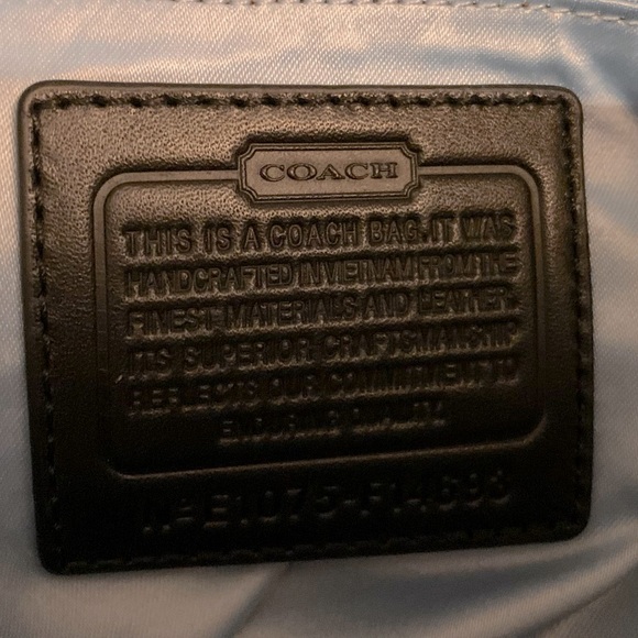 Vintage Signature Collection Coach Purse - Black - Picture 8 of 9